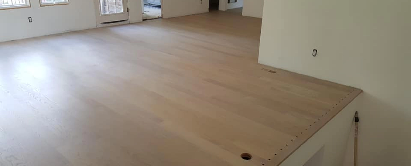 installation of a new wooden flooring adger al