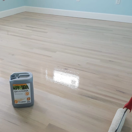 shining a floor with pall x power adger al